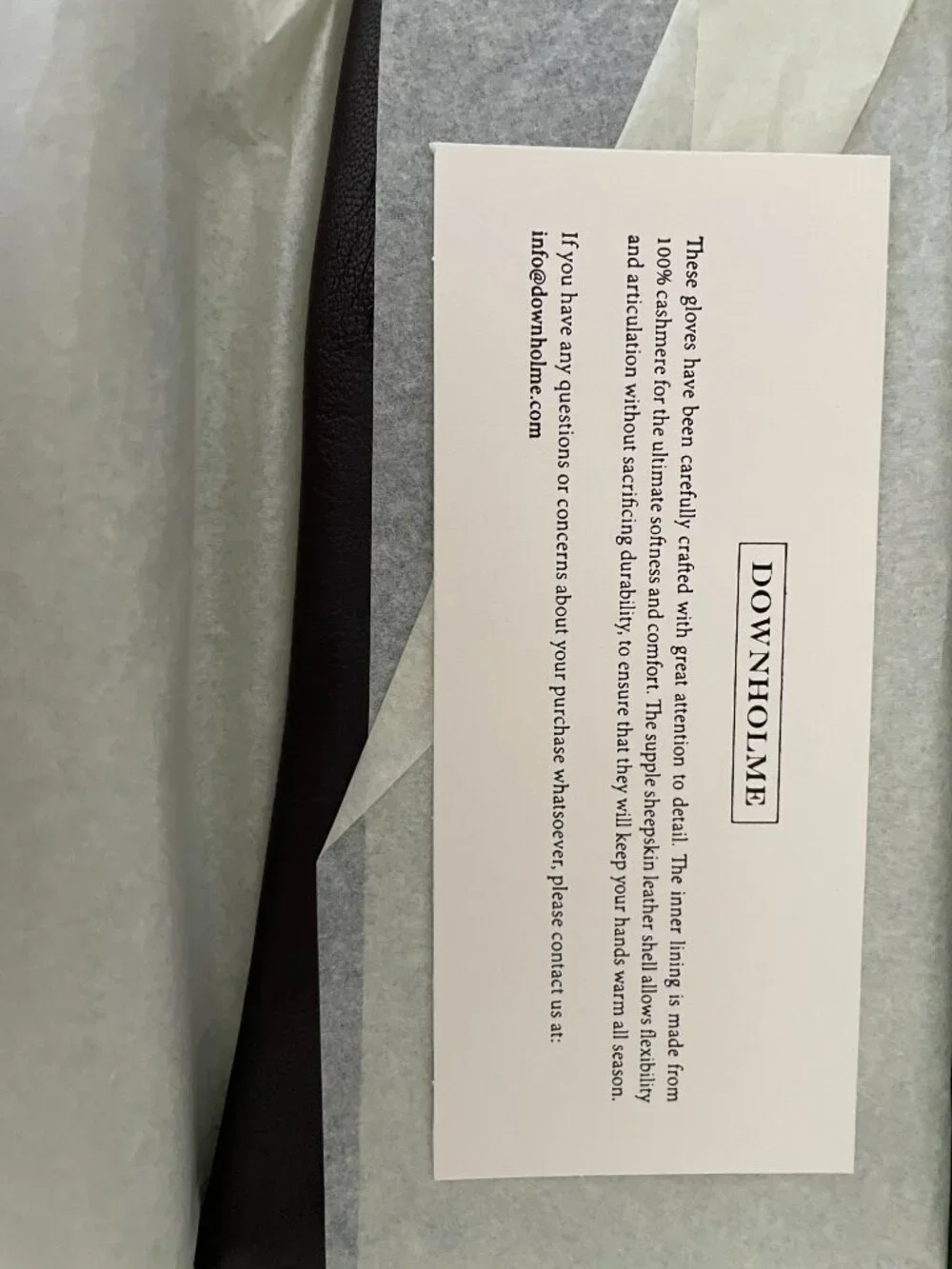 Downholme Women's Touchscreen Leather Cashmere Lined Gloves-NWT